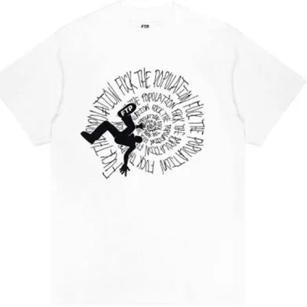 SLIPPING INTO DARKNESS TEE(WHITE) - XX-Large